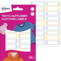 AVERY Zweckform Namensetiketten farbsortiert 46,0 x 13,0...