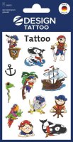 AVERY Zweckform Klebetattoo Piraten, 12 Etiketten
