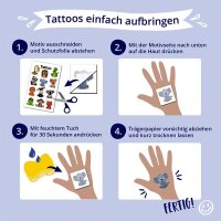 AVERY Zweckform Klebetattoo Delfine, 9 Etiketten