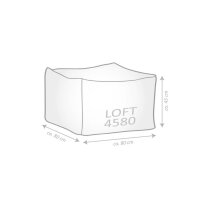 SITTING POINT Loft OUTSIDE Sitzsack blau