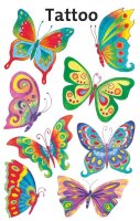 AVERY Zweckform Klebetattoo Schmetterling, 8 Etiketten