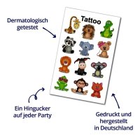 AVERY Zweckform Klebetattoo Tiere, 12 Etiketten
