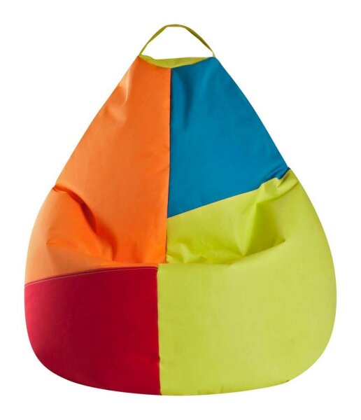 SITTING POINT Harlekin XL Sitzsack bunt
