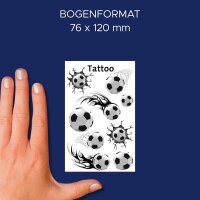 AVERY Zweckform Klebetattoo Fussball, 9 Etiketten