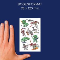 AVERY Zweckform Klebetattoo Dino, 9 Etiketten