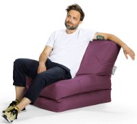 SITTING POINT Twist SCUBA Sitzsack aubergine