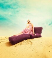 SITTING POINT Twist SCUBA Sitzsack aubergine