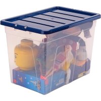 Bankers Box Aufbewahrungsboxen 64,0 l transparent, blau...