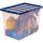 Bankers Box Aufbewahrungsboxen 64,0 l transparent, blau 38,0 x 56,0 x 41,0 cm, 5 St.