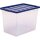 Bankers Box Aufbewahrungsboxen 64,0 l transparent, blau 38,0 x 56,0 x 41,0 cm, 5 St.