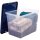 Bankers Box Aufbewahrungsboxen 64,0 l transparent, blau 38,0 x 56,0 x 41,0 cm, 5 St.