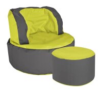 SITTING POINT Bebop SCUBA Sitzsack grün, anthrazit