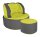 SITTING POINT Bebop SCUBA Sitzsack grün, anthrazit