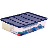 Bankers Box Aufbewahrungsboxen 12,0 l transparent, blau...