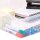 Bankers Box Aufbewahrungsboxen 12,0 l transparent, blau 32,0 x 40,0 x 11,0 cm, 10 St.