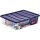Bankers Box Aufbewahrungsboxen 12,0 l transparent, blau 32,0 x 40,0 x 11,0 cm, 10 St.