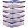 Bankers Box Aufbewahrungsboxen 12,0 l transparent, blau 32,0 x 40,0 x 11,0 cm, 10 St.