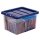 Bankers Box Aufbewahrungsboxen 22,0 l transparent, blau 32,0 x 40,0 x 24,5 cm, 10 St.