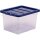 Bankers Box Aufbewahrungsboxen 22,0 l transparent, blau 32,0 x 40,0 x 24,5 cm, 10 St.