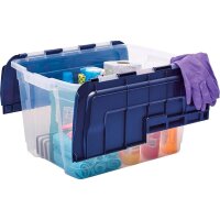 Bankers Box Aufbewahrungsboxen 55,0 l transparent, blau...