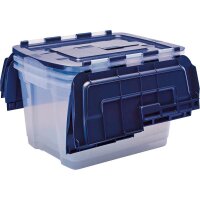 Bankers Box Aufbewahrungsboxen 55,0 l transparent, blau 43,0 x 59,0 x 35,0 cm, 3 St.