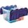 Bankers Box Aufbewahrungsboxen 55,0 l transparent, blau 43,0 x 59,0 x 35,0 cm, 3 St.