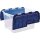 Bankers Box Aufbewahrungsboxen 55,0 l transparent, blau 43,0 x 59,0 x 35,0 cm, 3 St.