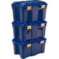 Bankers Box Aufbewahrungsboxen 40,0 l dunkelblau 39,0 x 59,0 x 33,0 cm, 2 St.