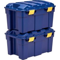 Bankers Box Aufbewahrungsboxen 40,0 l dunkelblau 39,0 x 59,0 x 33,0 cm, 2 St.