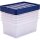Bankers Box Aufbewahrungsboxen 38,0 l transparent, blau 38,0 x 56,0 x 25,0 cm, 5 St.