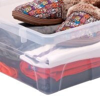Bankers Box Aufbewahrungsboxen 15,0 l transparent, blau 32,0 x 40,0 x 17,0 cm, 10 St.