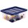 Bankers Box Aufbewahrungsboxen 15,0 l transparent, blau 32,0 x 40,0 x 17,0 cm, 10 St.