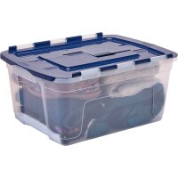 Bankers Box Aufbewahrungsboxen 45,0 l transparent, blau...