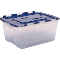 Bankers Box Aufbewahrungsboxen 45,0 l transparent, blau...