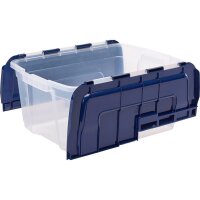 Bankers Box Aufbewahrungsboxen 45,0 l transparent, blau 43,0 x 59,0 x 28,0 cm, 3 St.