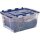 Bankers Box Aufbewahrungsboxen 45,0 l transparent, blau 43,0 x 59,0 x 28,0 cm, 3 St.
