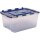 Bankers Box Aufbewahrungsboxen 45,0 l transparent, blau 43,0 x 59,0 x 28,0 cm, 3 St.