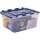 Bankers Box Aufbewahrungsboxen 45,0 l transparent, blau 43,0 x 59,0 x 28,0 cm, 3 St.