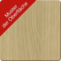 HAMMERBACHER Konferenztisch KT28C eiche Tonnenform, Rundrohr chrom, 280,0 x 85,0/130,0 x 72,0 - 74,0 cm