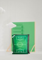 SITTING POINT Little BigBag Soccer Sitzsack grün