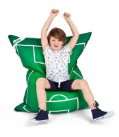SITTING POINT Little BigBag Soccer Sitzsack grün
