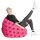 SITTING POINT Fluffy Stars L Sitzsack pink