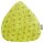 SITTING POINT Fluffy Stars XL Sitzsack grün