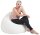 SITTING POINT FLUFFY HEARTS XL Sitzsack weiß