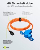 goobay Camping Adapterleitung orange
