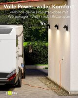 goobay Camping Adapterleitung orange