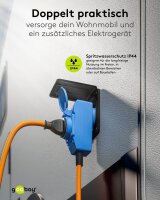 goobay Camping Adapterleitung orange