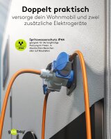 goobay Camping Adapterleitung orange