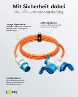 goobay Camping Adapterleitung orange