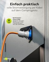 goobay Camping Verlängerungskabel orange